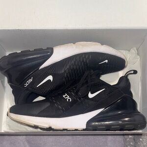 Nike Air Max 270 Black and White Shoes